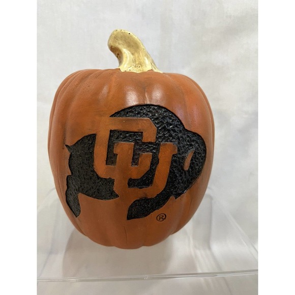 University Of Colorado Buffalos Collegiate Pumpkin Cumberland Designs New In Box - Picture 1 of 4